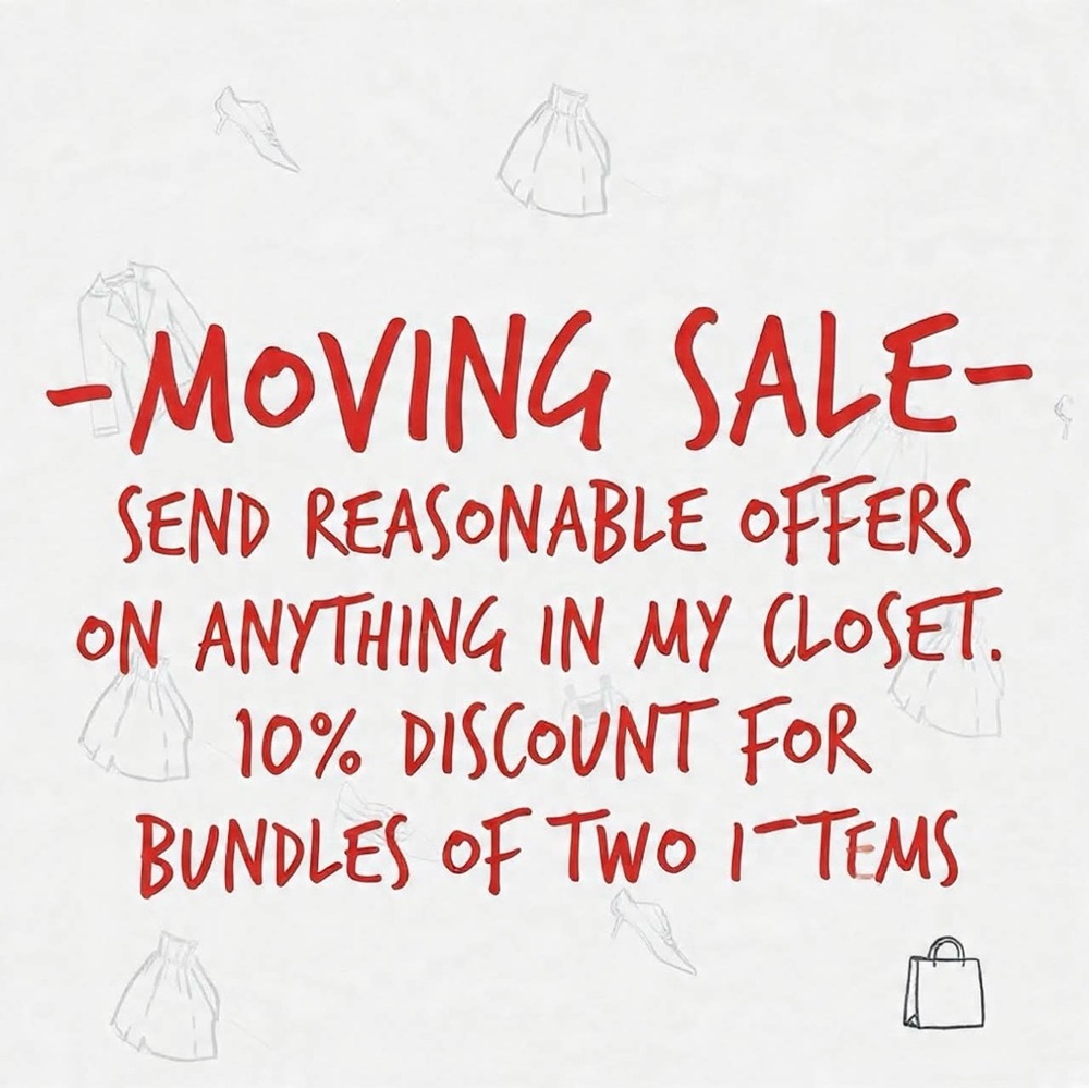 Moving Sale Poster